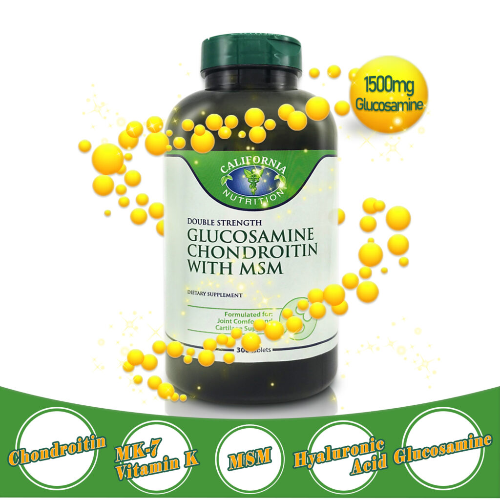 California Nutritionals Glucosamine Chondroitin with MSM, 300 tablets
